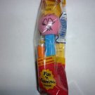 PEZ Funky Faces   Kiss (pink on blue stem)