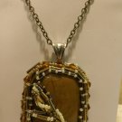 Hand Crafted "Natural Beauty" Art Deco Beaded Necklace