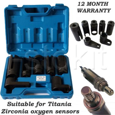 7 PCS Car Oxygen Sensor / Lambda sensor Socket Set