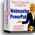 Resale Rights Webmaster PowerPak