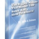 Biggest Affiliate Mistake that Hinder Your Sales...