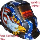 HCA 4-H Welding Team American Eagle Flag Welding Helmet
