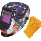 HCA 4-H Welding Team Astro Pneumatic Welding Helmet  with gloves