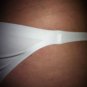 Worn White Victoria's Secret Satin Panties