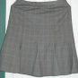 "Ann Taylor LOFT" Gray Flounce Skirt 2 Petite