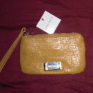Nine West Wristlet Croc Tan NWT