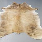 Large Cowhide Rug 80*79 inch Brazilian Cow Hide LIGHT GREY BEIGE 846