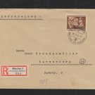 Germany Third Reich Registered Cover 1944