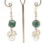 Turquoise And Silver - Glass Bead Jewelry - Lampwork Jewelry - Contemporary Jewelry