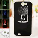 Popular Lovers Pattern Sense LED Flash Light Hard Back Case Cover for Samsung Galaxy Note 2