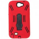 Fashion Design 2 in 1 Detachable Plastic and Silicone Hybrid Case