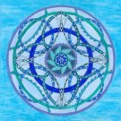 The Water Element Mandala Painting - Chakra Art - Peaceful Art - Buddhism Art