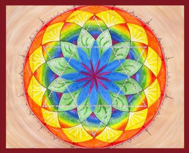 Relationship Mandala - Peaceful Art - Buddhism Art - Chakra Art - Chakra Mandalas