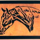 Horse Head Fretwork With Custom Wooden Frame