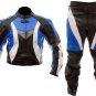 Motorcycle Motocross Racing Riding Leather Suit Jacket & Trouser Full Protection