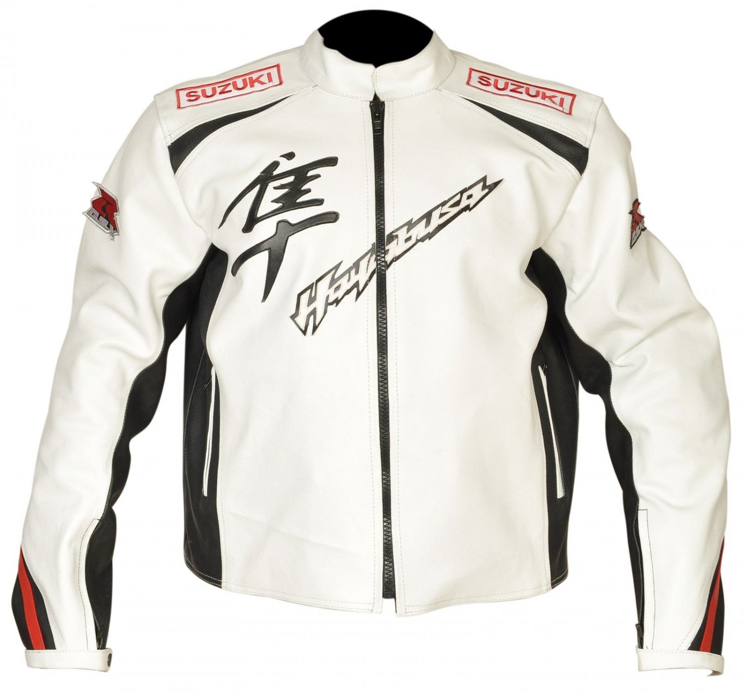 SUZUKI HAYABUSA Motorbike Leather Jacket Motorcycle Jacket CE Approved Armour
