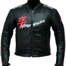 SUZUKI HAYABUSA Motorbike Black Leather Jacket Motorcycle Jacket CE Protection