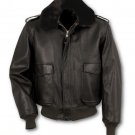 B3 Bomber Cowhide Leather Flight Jacket with zip-out Liner | Sheepskin Shearling Aviator Jacket