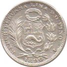 1 Dinero 1896 KM# 204.2 UNC