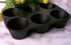 Old Mountain 10122 Cast Iron Muffin Pan - 6 Impression – The Total Integrity