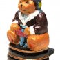 Pilot Bear Mini Doorstop Painted Cast Iron - 13170P - 7