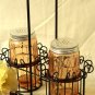 Pink Salt & Pepper W Metal Basket - 16518 - 17