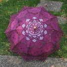 free shipping Exquisite White/Ivory Battenburg Lace Wedding Parasol Umbrella Bridal Shower