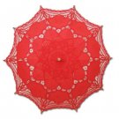free shipping Exquisite White/Ivory Battenburg Lace Wedding Parasol Umbrella Bridal Shower