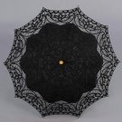 free shipping Exquisite White/Ivory Battenburg Lace Wedding Parasol Umbrella Bridal Shower