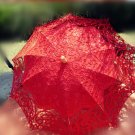 free shipping Exquisite White/Ivory Battenburg Lace Wedding Parasol Umbrella Bridal Shower