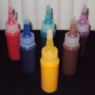 6 Pack of Dye ( Red , Violet, Yellow Oxide, Brown, Green, Blue  )