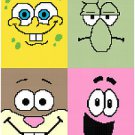 SpongeBob Combo Graph/Chart Afghan Crochet Pattern