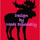 Moose Graph/Chart Afghan Crochet Pattern