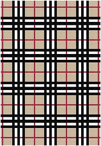 Plaid Graph/Chart Afghan Crochet Pattern
