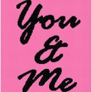 You & Me Graph Chart Afghan Crochet Pattern