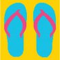 Flip Flops Graph/Chart Afghan Crochet Pattern