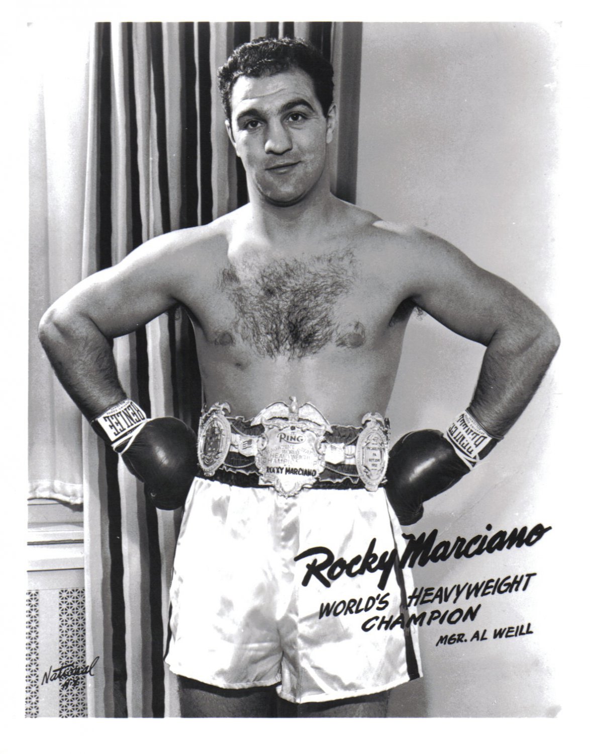 Rocky Marciano Photo Heavyweight Boxing Champion