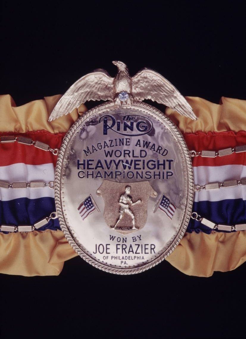 Joe Frazier's Championship Belt Photo