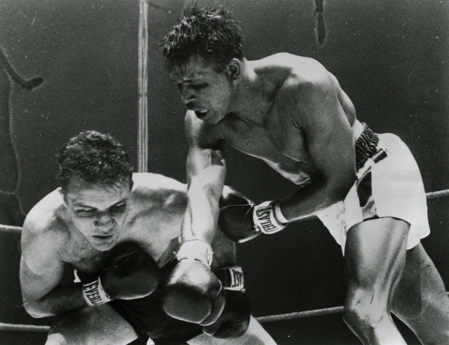 Sugar Ray Robinson Photo Jake LaMotta World Boxing Champion