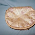 Vintage Celebrity Flowered Brocade Small Cosmetic Bag