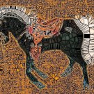 Stained Glass Horse Art