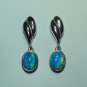 Opal Silver Earrings