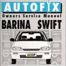 Barina Swift Owners Service Manual - Hardcover