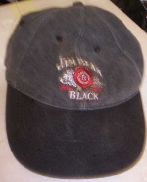 JIM BEAM CAP - black - good used cond