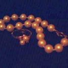 Imitation PEARL Bracelet & Ring Set.