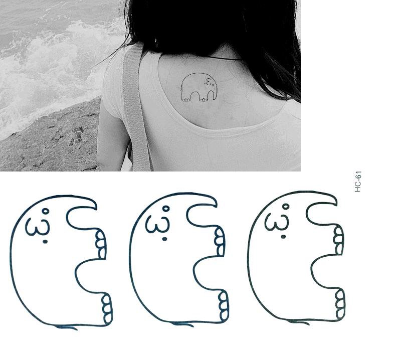 ELEPHANT Waterproof Removable Temporary Tattoo Body Arm Art Sticker