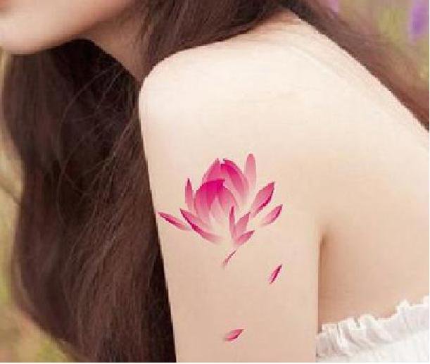 LOTUS Waterproof Removable Temporary Tattoo Body Arm Art Sticker