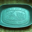 Wilton Pewter "Our Daily Bread" Plate - RWP - 1940s