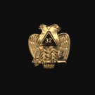 Scottish Rite 32nd Degree Freemason Masonic Lapel Pin Scottish Rite 32nd Degree Freemason Masonic Lapel Pin