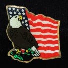 U.S. United States American Eagle Flag Patriotic Lapel Pin U.S. United States American Eagle Flag Patriotic Lapel Pin